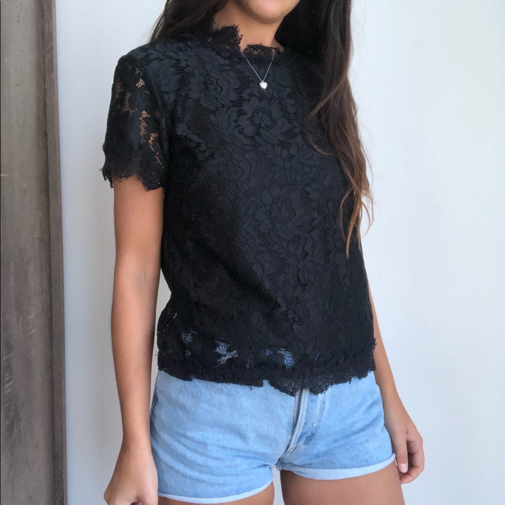 Laundry by Shelli Segal High neck s/s top